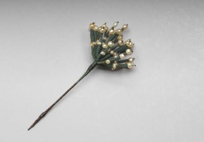 图片[3]-Iron hair pin inlaid with pearls, Qing dynasty, 18th c., Tibetan work-China Archive
